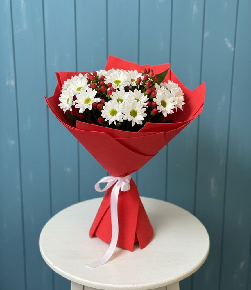 Букет цветов из: Хризантемы в Урмарах