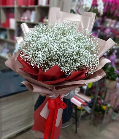 Букет цветов из: Гипсофила в Урмарах