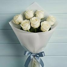 Букет 7 Белых роз Эдлесс Лав #REPLACE_PRED# Урмарах