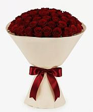 Букет 101 Бордовая роза Блэк Бакарра в Урмарах