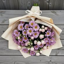 Букет цветов из:  Розы и Хризантемы в Урмарах
