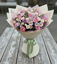 Букет цветов из:  Розы и Хризантемы в Урмарах