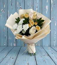 Букет цветов из:  Розы и Хризантемы в Урмарах