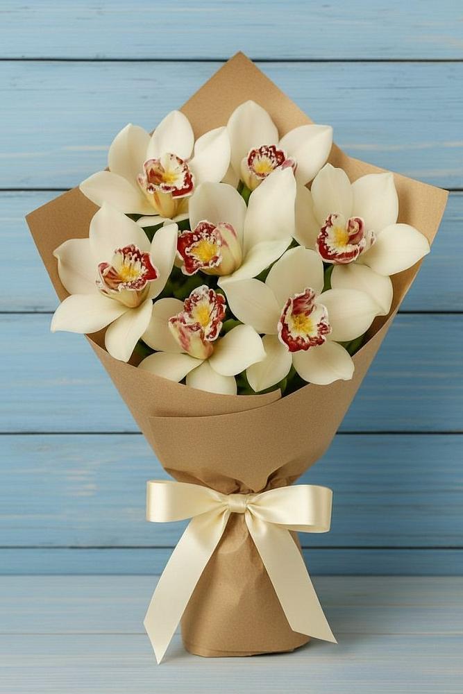 Букет цветов из: Орхидеи и Розы в Урмарах