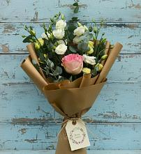 Букет цветов из:  Розы и Лизиантусы #REPLACE_PRED# Урмарах