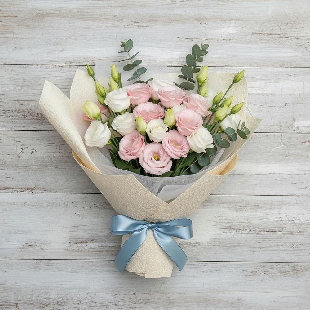 Букет цветов из: Лизиантусы в Урмарах